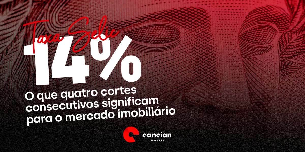 Selic cai a 14% após quatro cortes seguidos: o que isso muda para quem compra, vende ou aluga imóvel